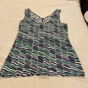 Blue Green Banana Republic Tank Top Medium